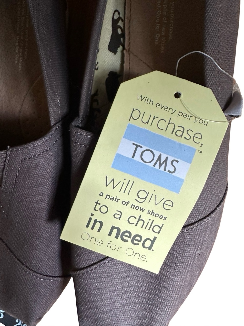 NWT TOMS Alpargata Classic Gray Slip On Canvas Shoes Gray 9 - Picture 7 of 7